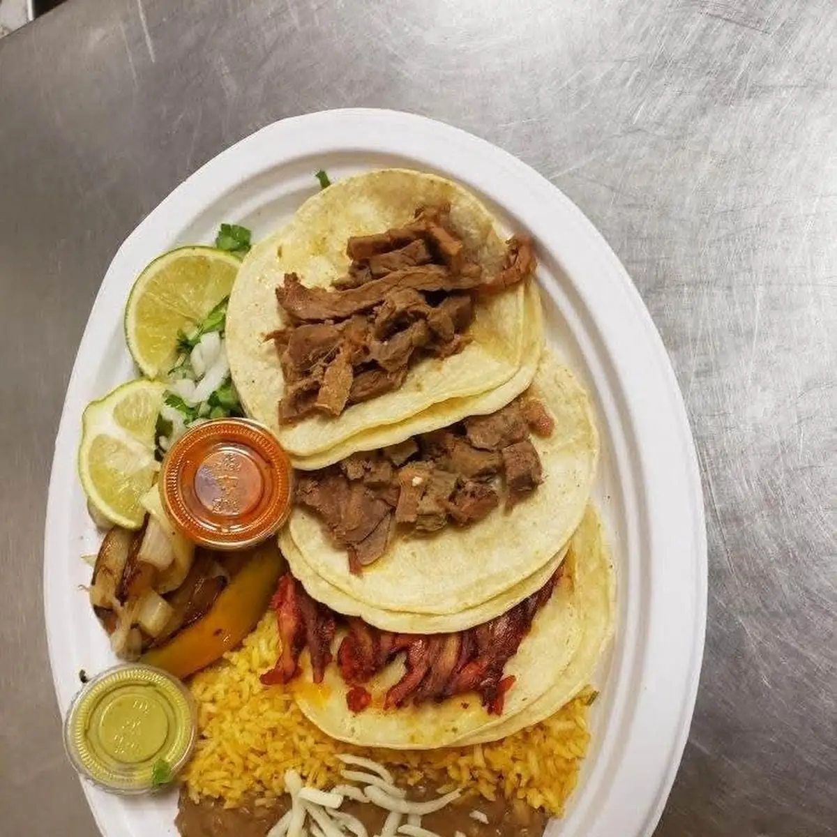 Plato de 3 Tacos