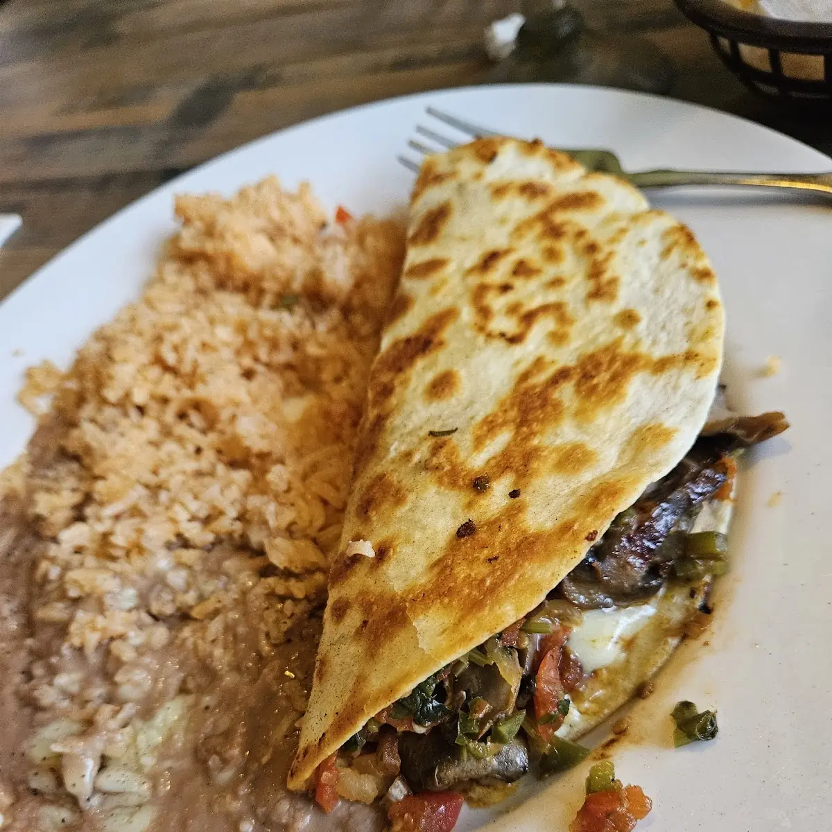 Mushroom Quesadilla