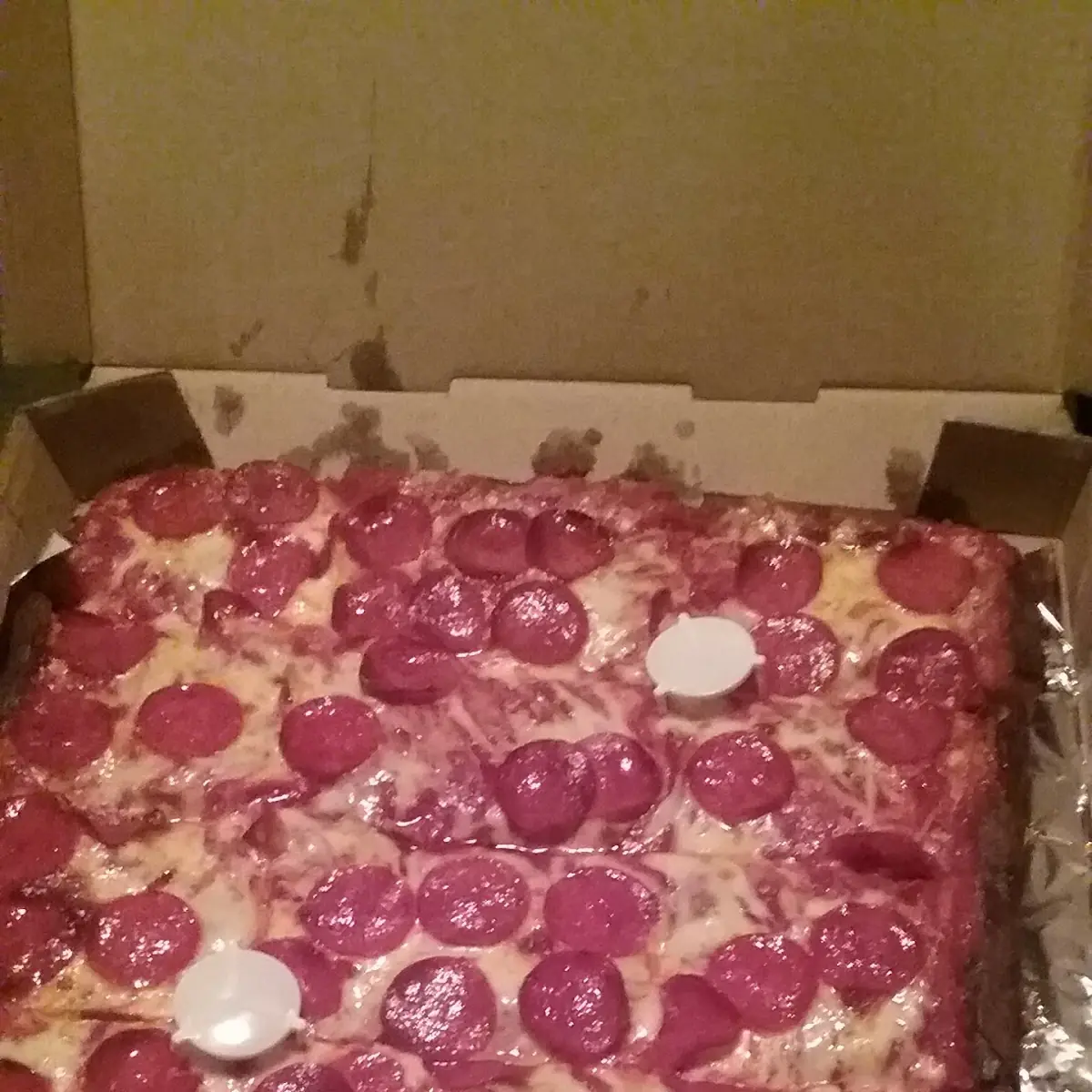 Pepperoni Sicilian Pizza