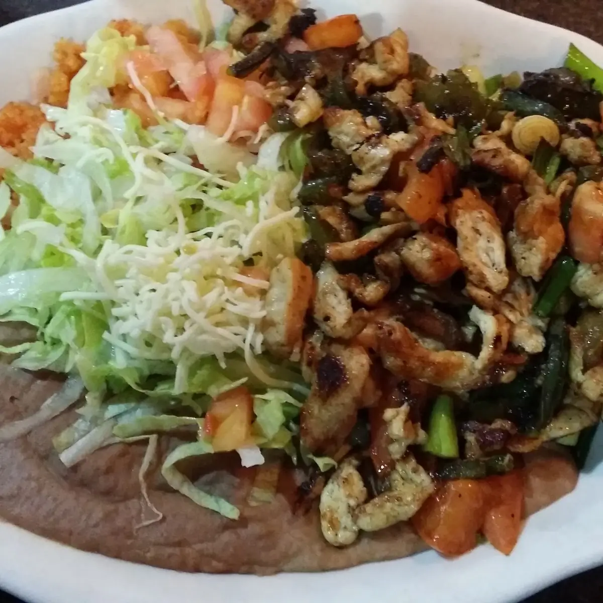 Chicken Fajitas Lunch Special