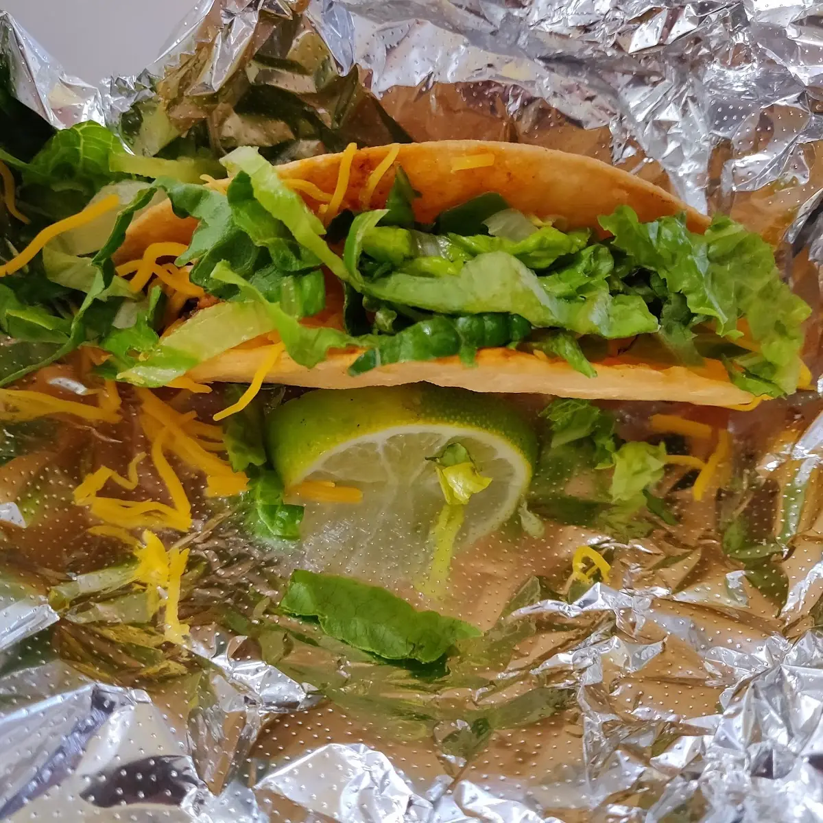 Soft Shell Taco with Corn