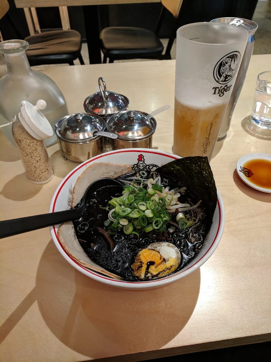 Black Garlic Tonkotsu, Ikkoryu Fukuoka Ramen
