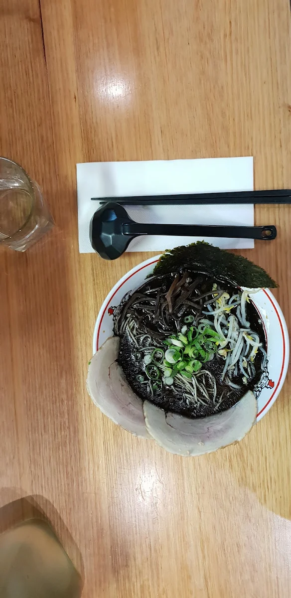 Black Tonkotsu Ramen, Ikkoryu Fukuoka Ramen