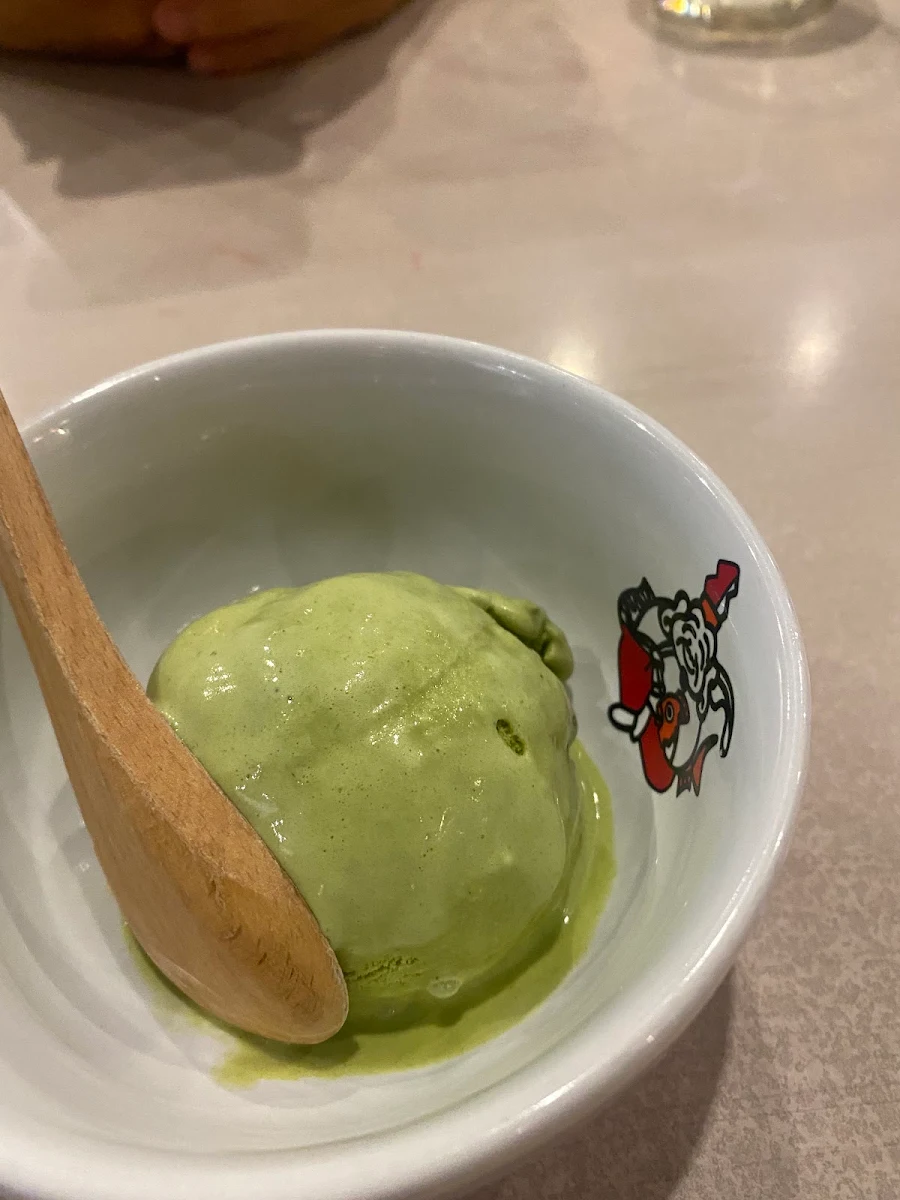 Green Tea Ice Cream, Ikkoryu Fukuoka Ramen