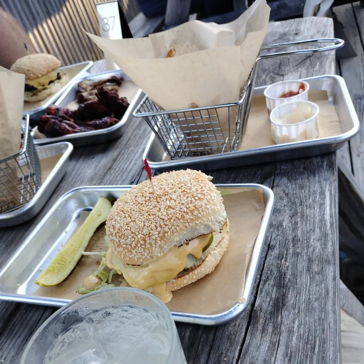 Burger with Fries