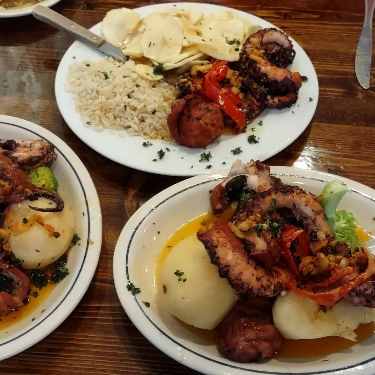 3 Grilled Octopus