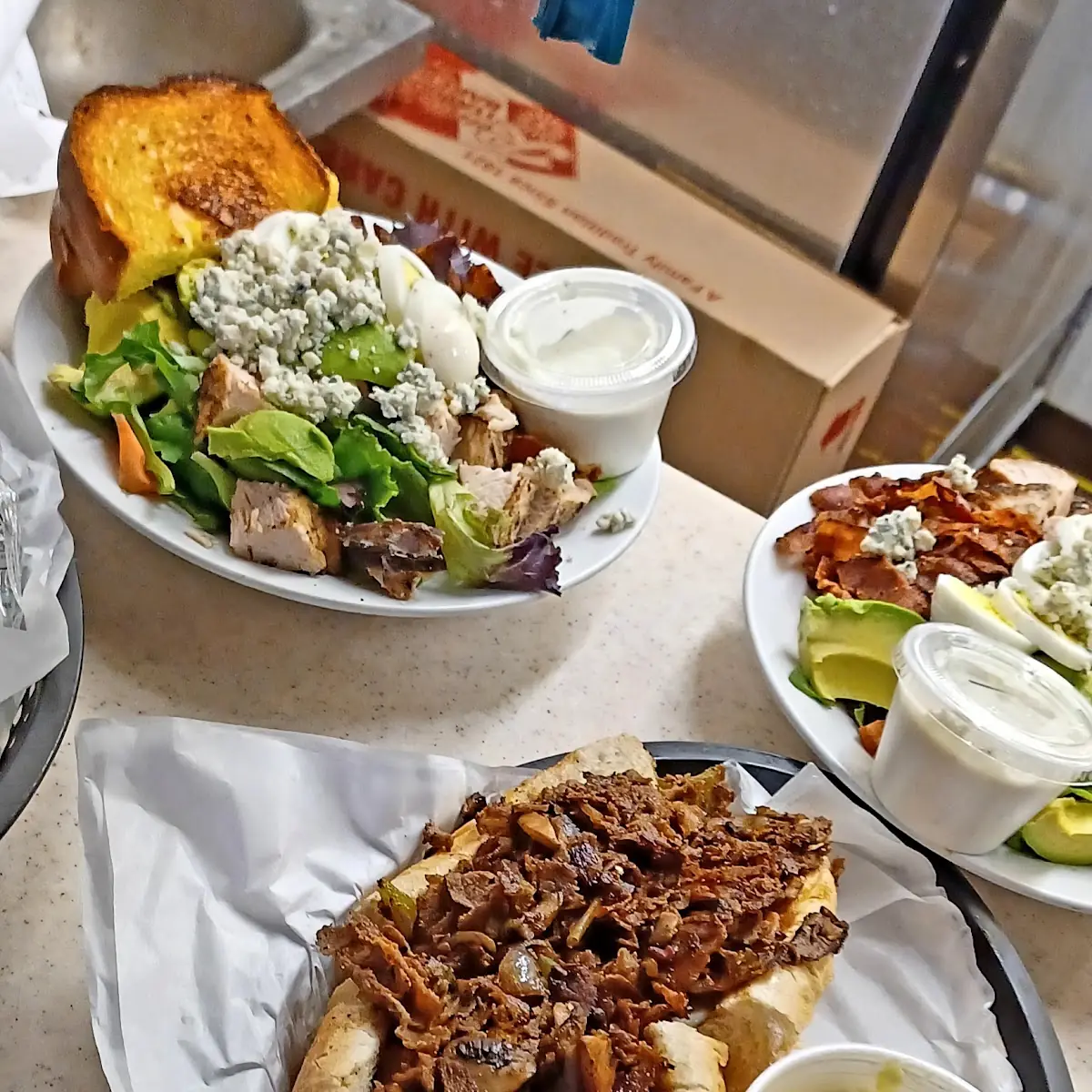 River Dog's South Philly Cheese Steak
