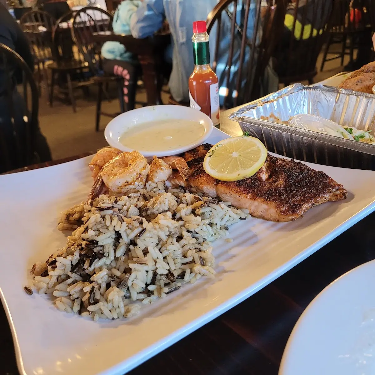 Crab Cake and Flat Iron