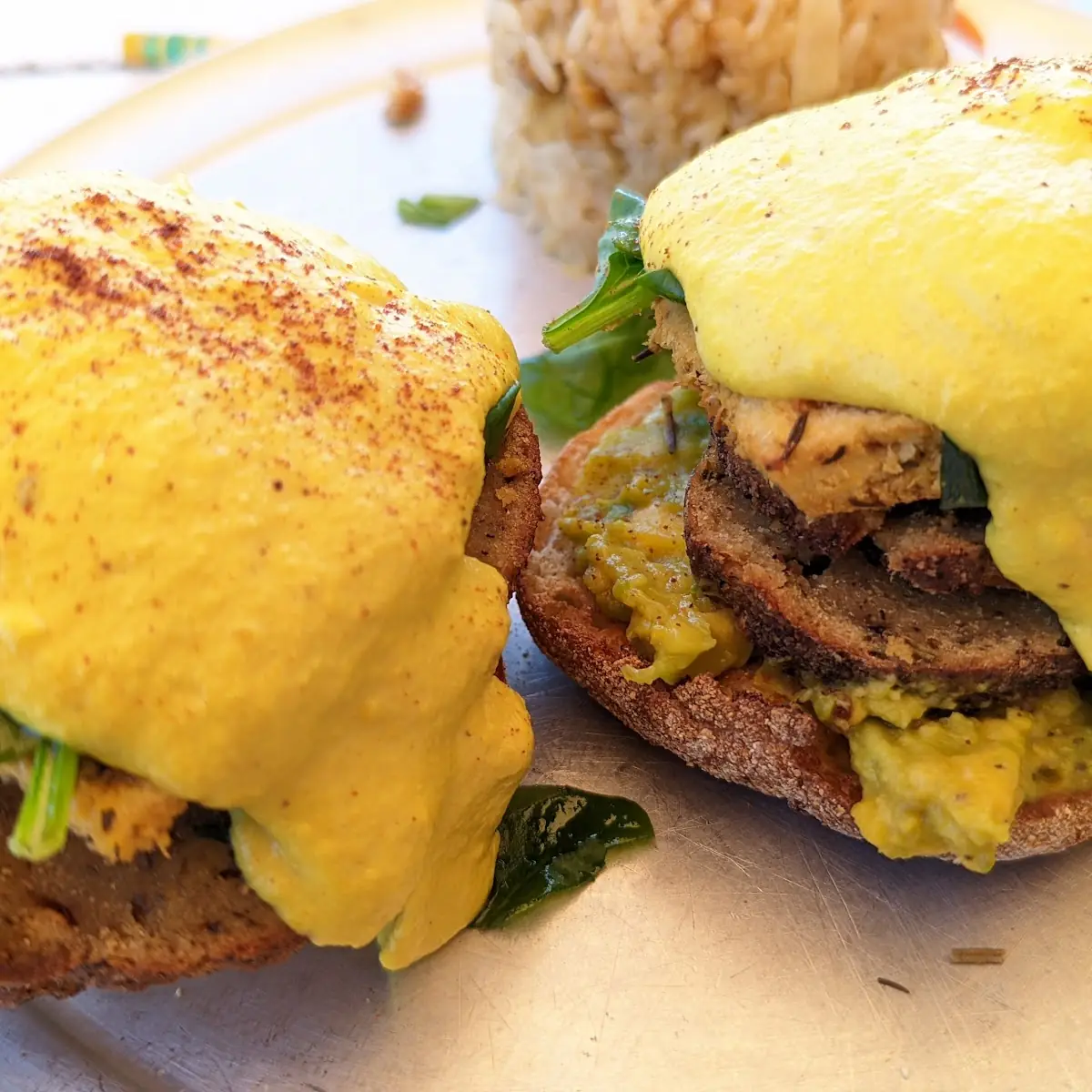 Vegan Eggs Benedict