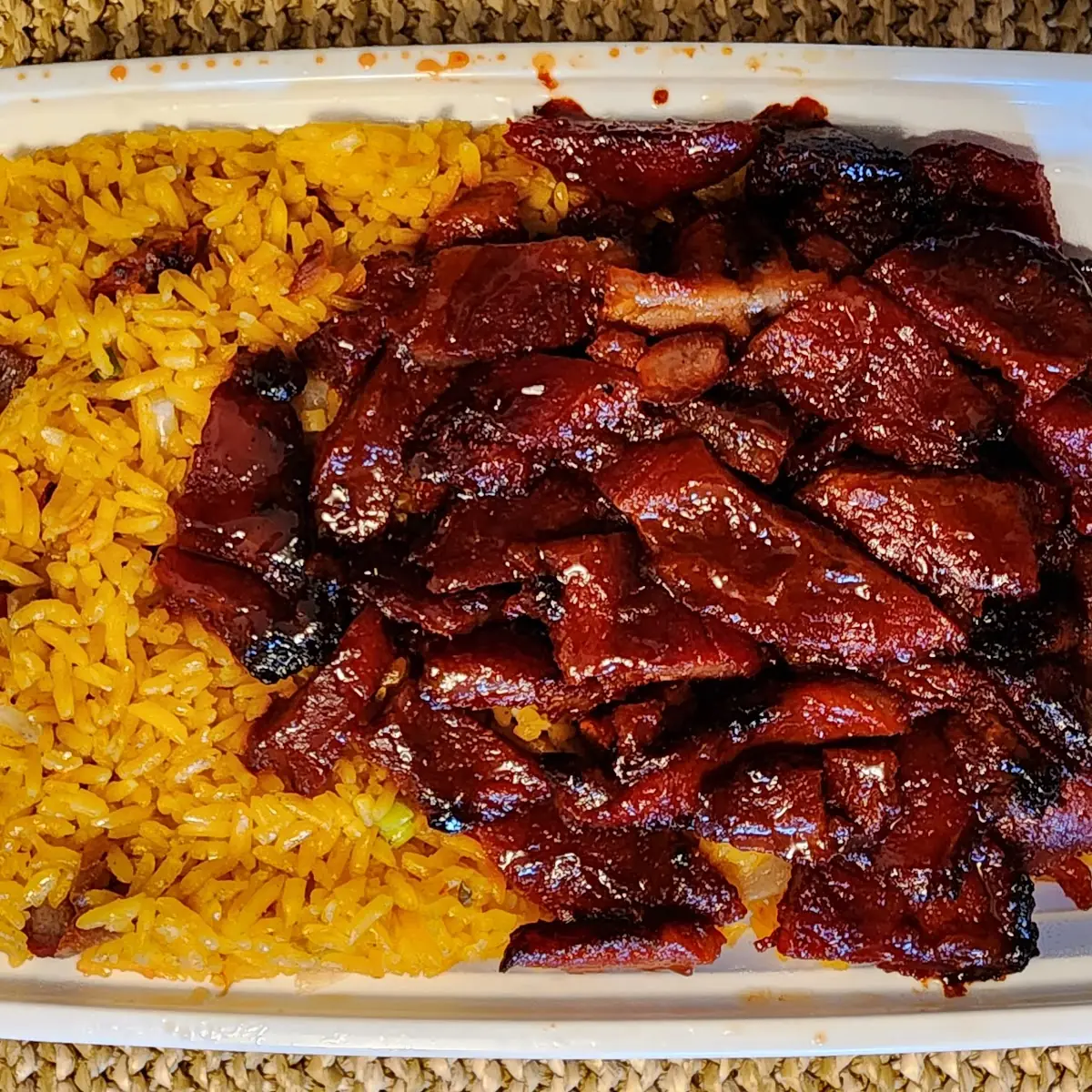 Boneless Spare Ribs with Pork Fried Rice