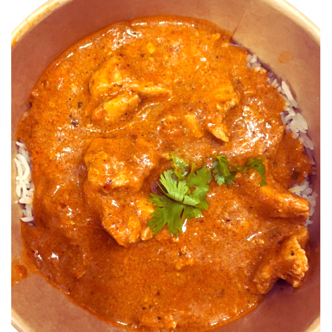 Butter Chicken Bowl, Flamos Peri Peri Chicken(Kitchener)