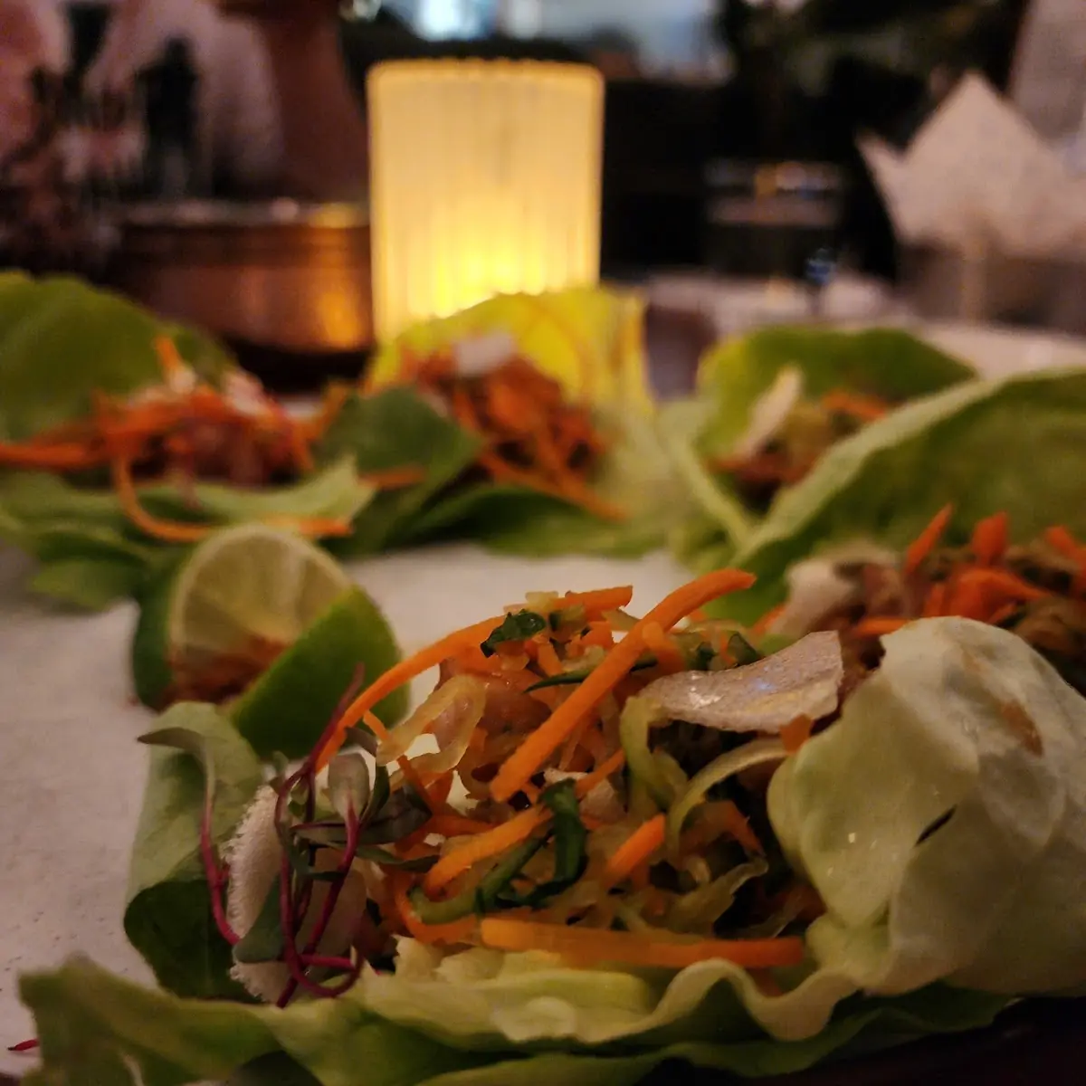 Angry Chicken Lettuce Wraps