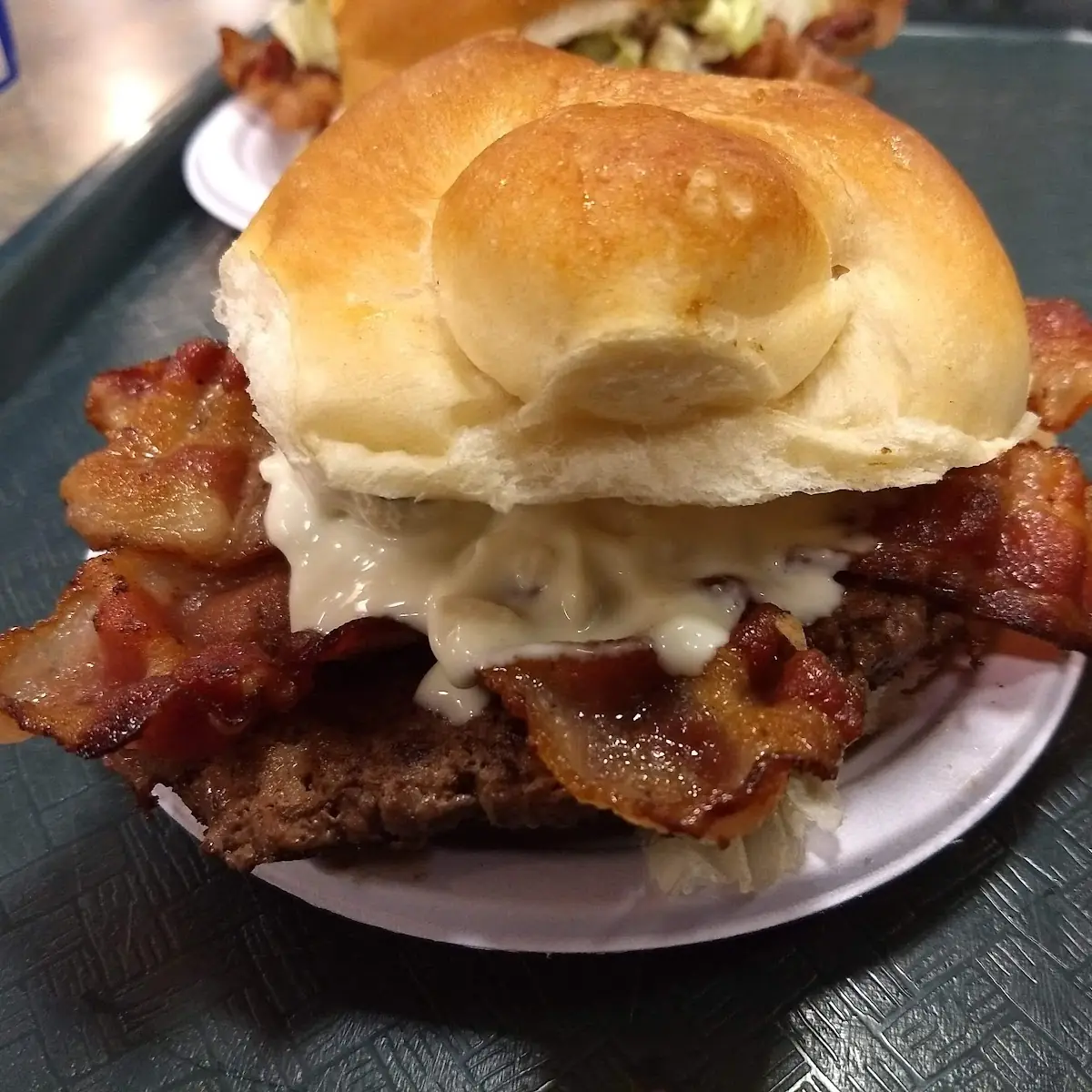 Bacon Burger with Blue Cheese