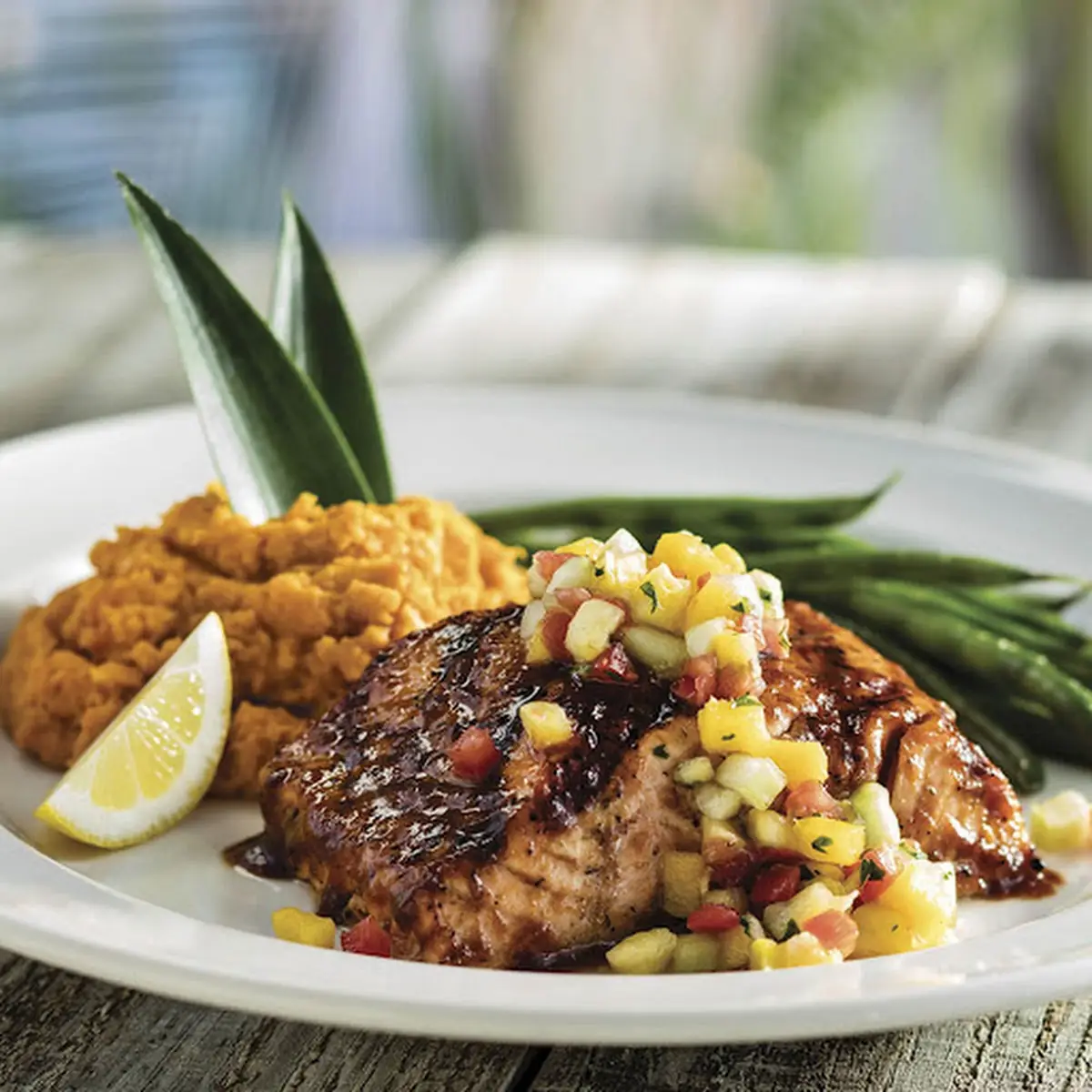 Tequila Sunburn Glazed Salmon