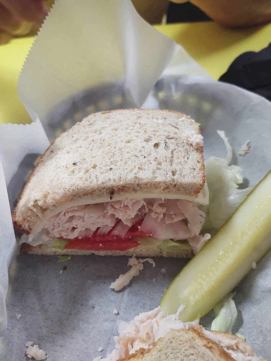 Turkey Breast on Pumpernickel