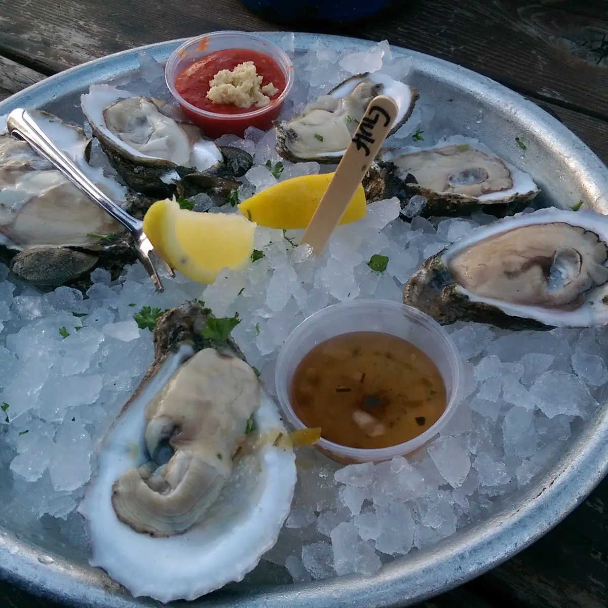 Raw Oysters on the Half Shell