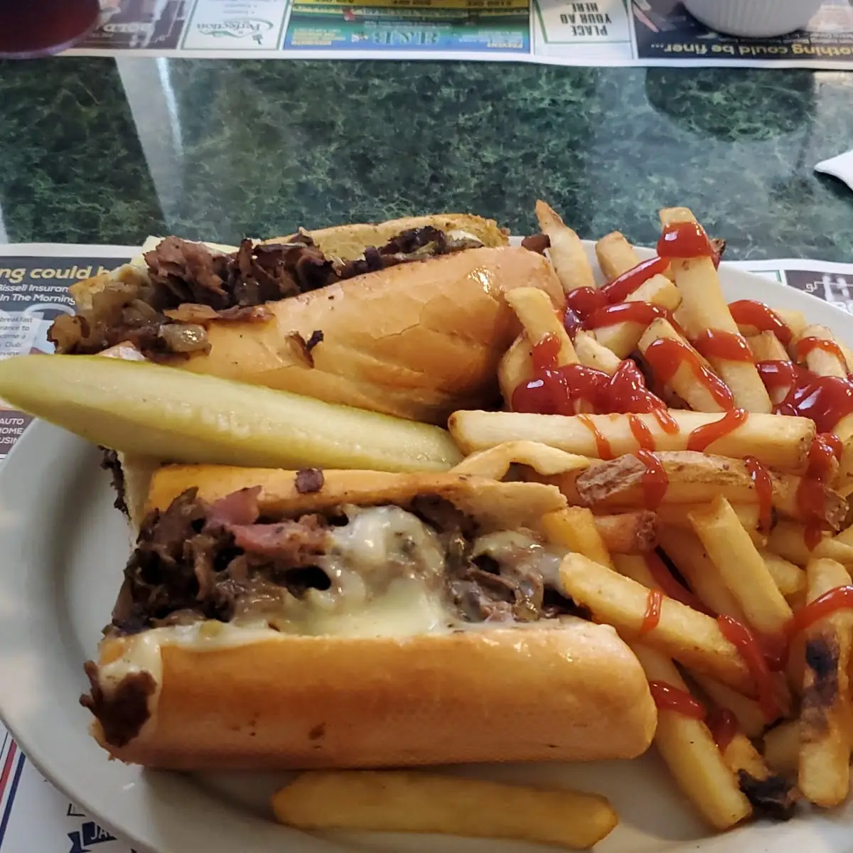 Philly Cheese Steak Sandwich
