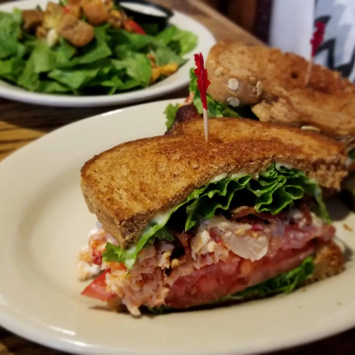 Seared Ahi Club Sandwich