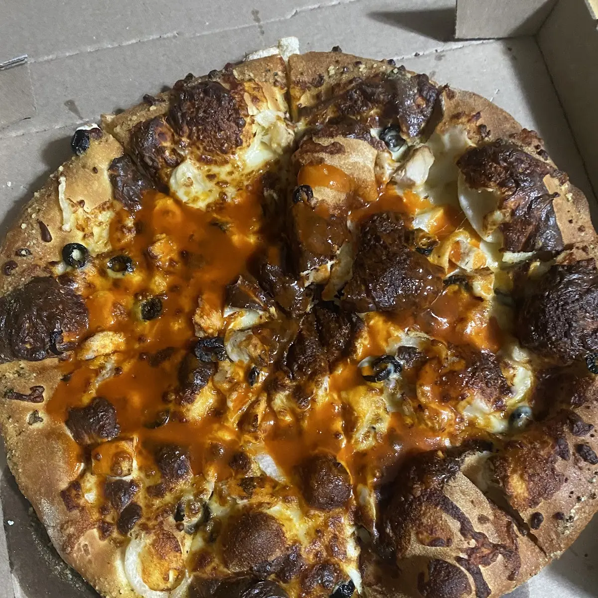 Burnt Buffalo Pizza