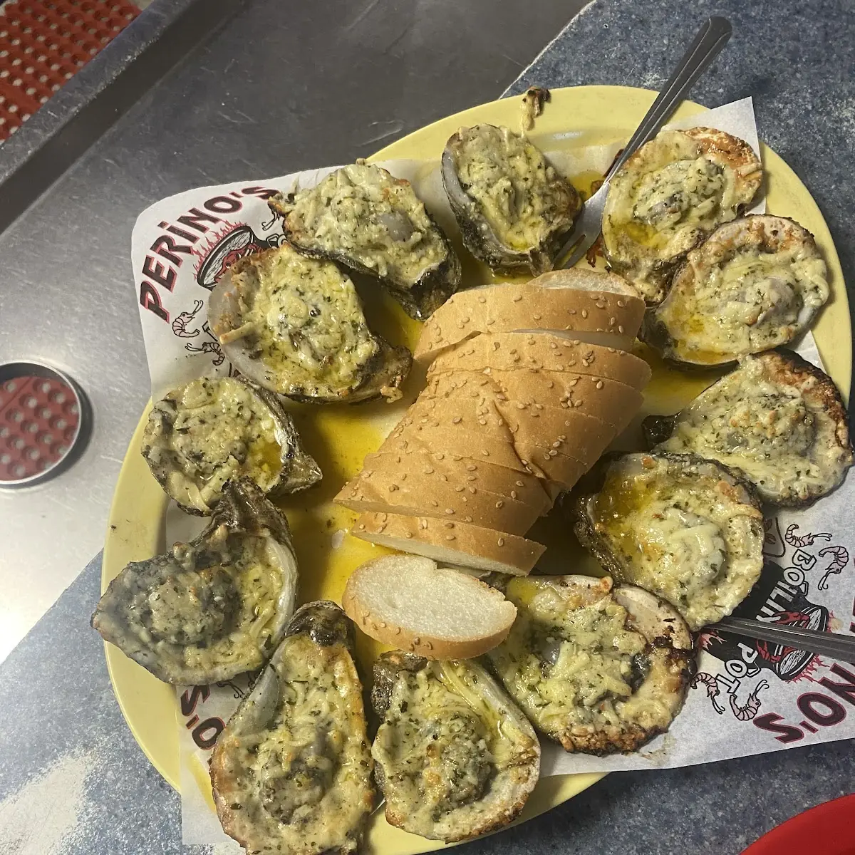 Charbroiled Oysters on the Half Shell