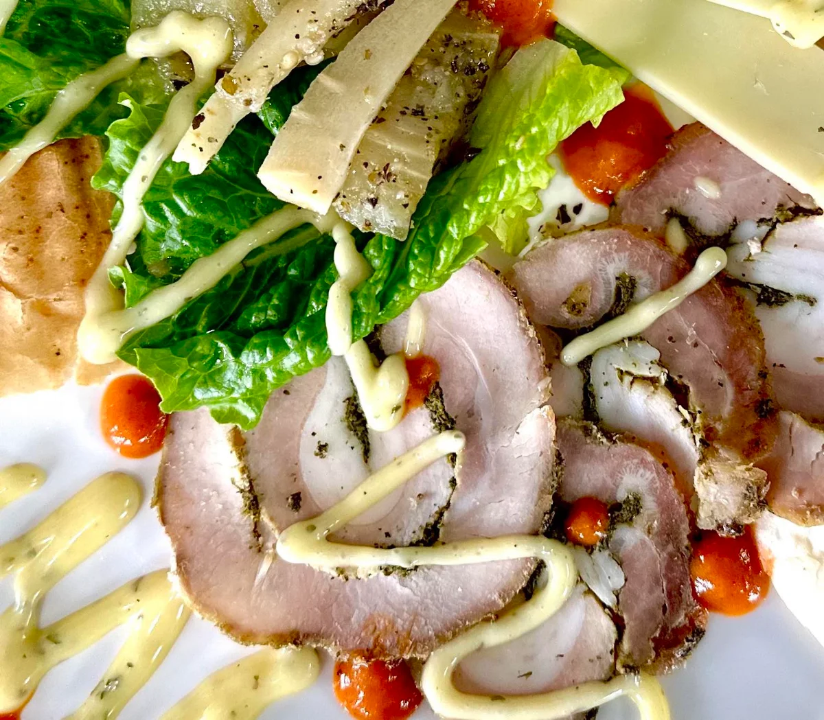 Sandwich Porchetta Déconstruit