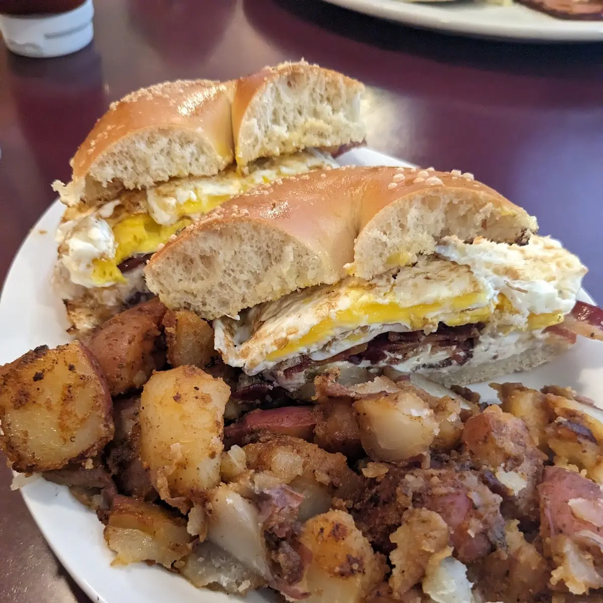 Ham Steak & Eggs