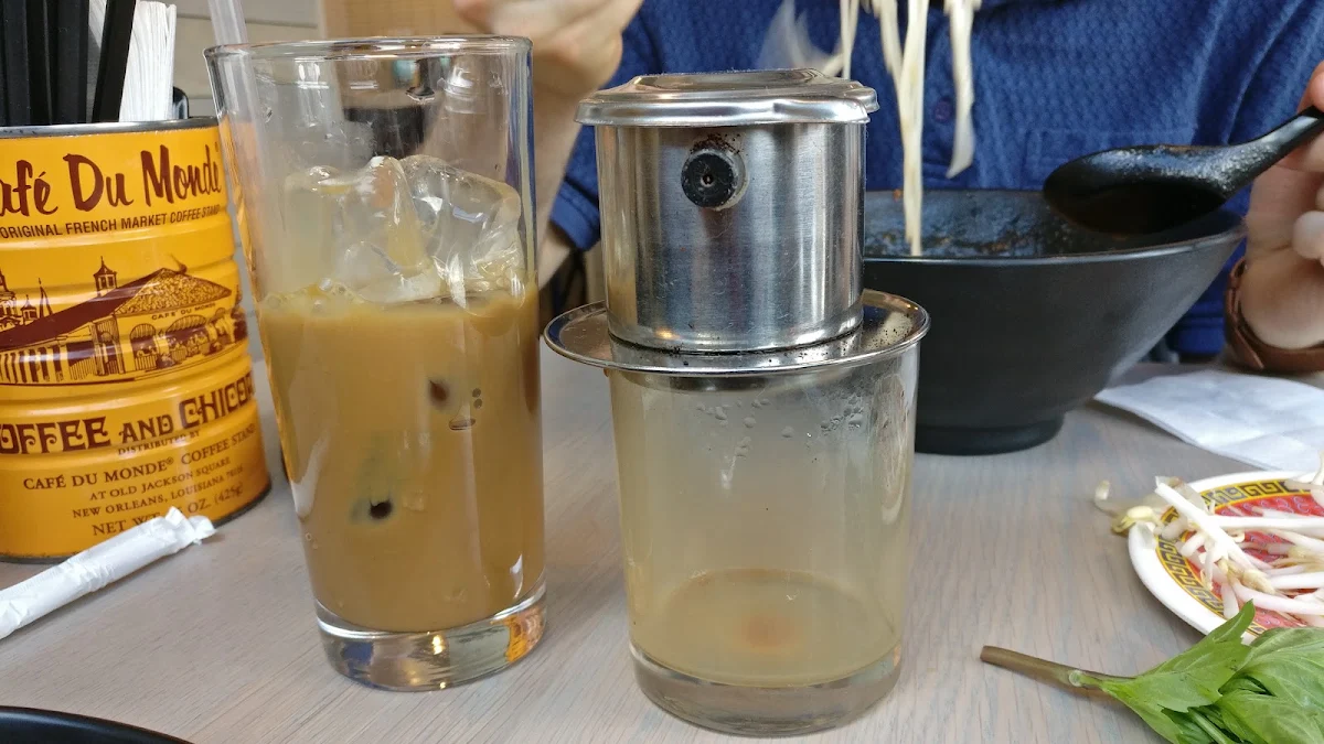 Iced Vietnamese Coffee, NAM Vietnamese Kitchen