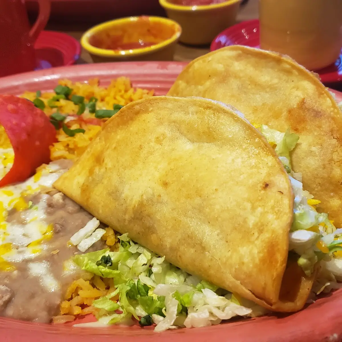 Crispy Tacos Beef and Pork Carnitas