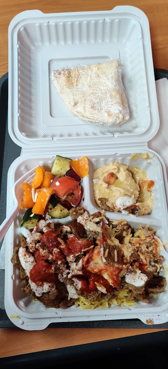 Beef Donair Platter, King George Donair Halal