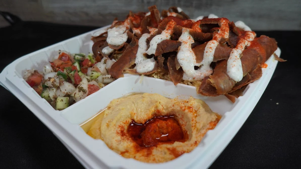 Falafel Plate, King George Donair Halal