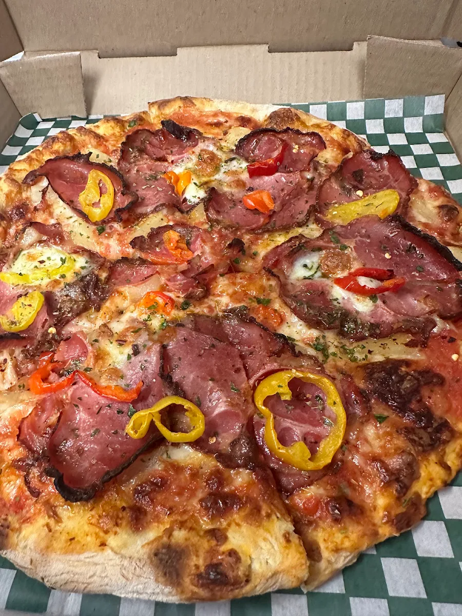 Hawaiian with Banana Peppers