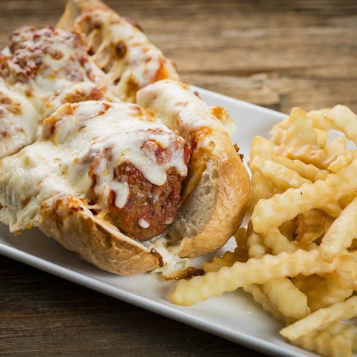 Meatball Parmigiana Sandwich