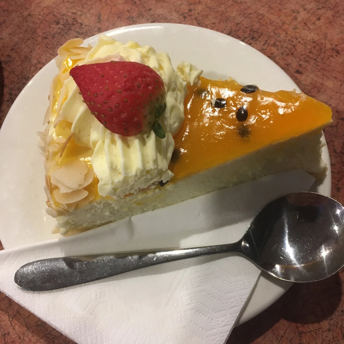 Passion Fruit Cheesecake Desserts, Regency Tavern