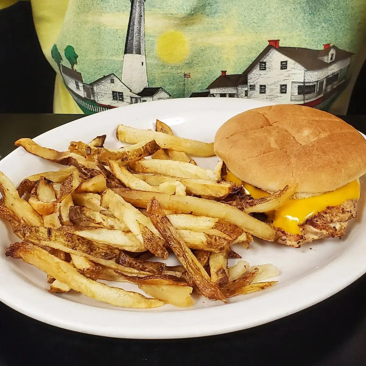 Grill Chicken and Cheese Sandwich
