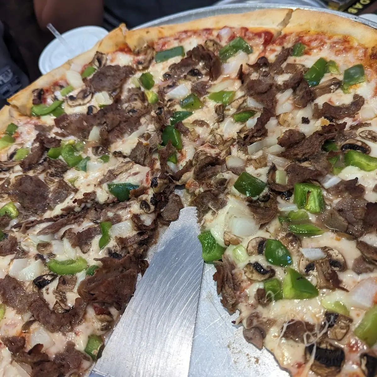 Philly Cheesesteak Pizza
