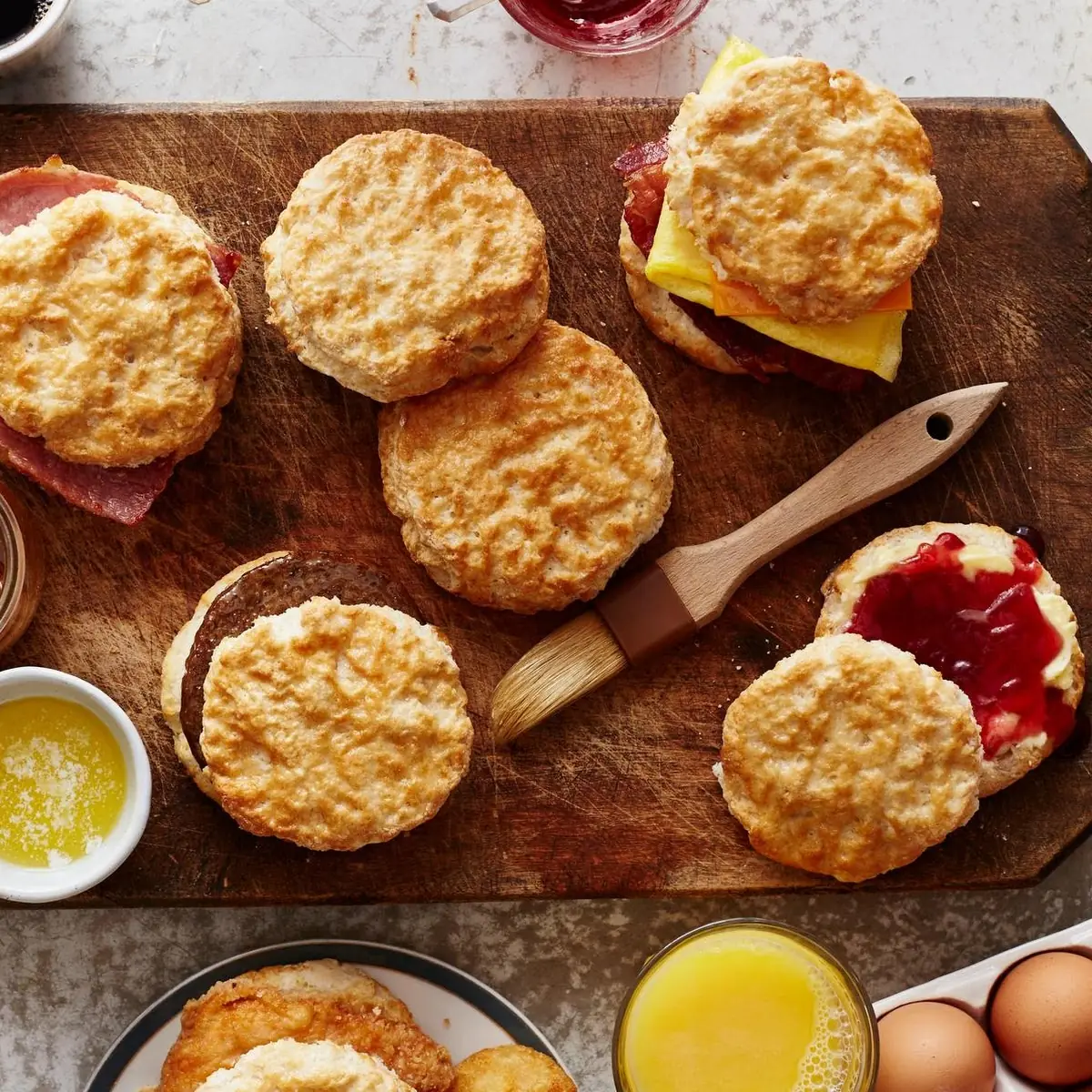2 Smoked Sausage Biscuits