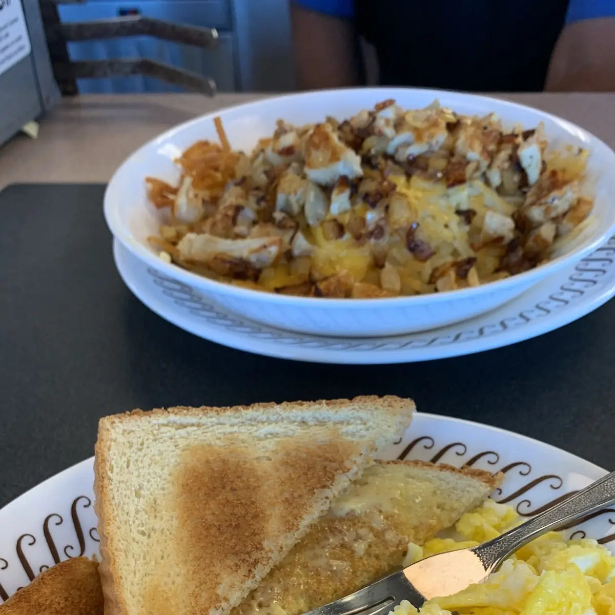 Eggs Scrambled and Toast