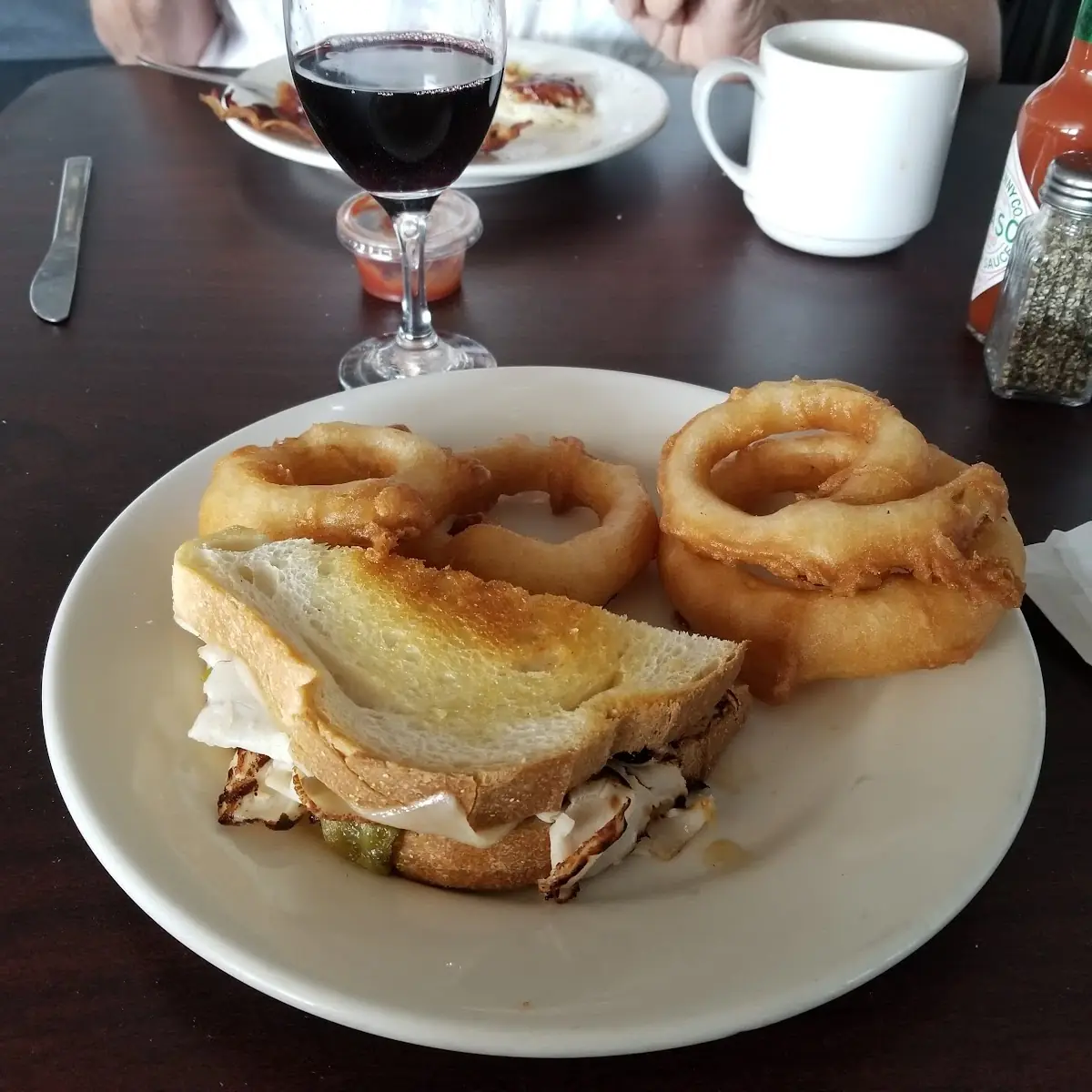 Grilled Turkey with Swiss Cheese