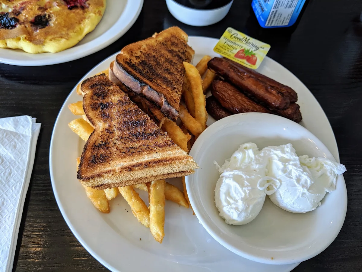 Breakfast with Sausage, Home Plate Restaurant