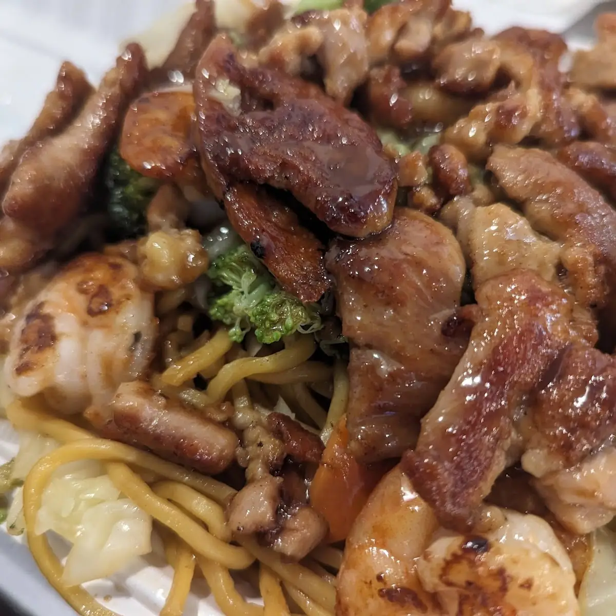 Chicken Ramen Vegetable and Fried Rice