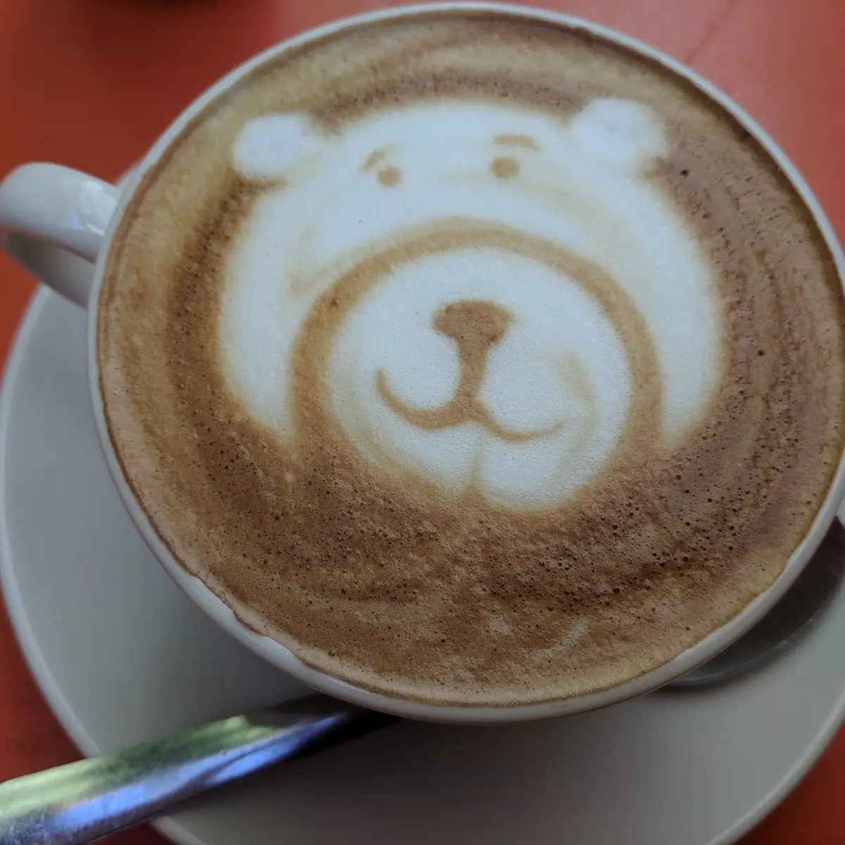 Latte with Caramel and Soy Milk