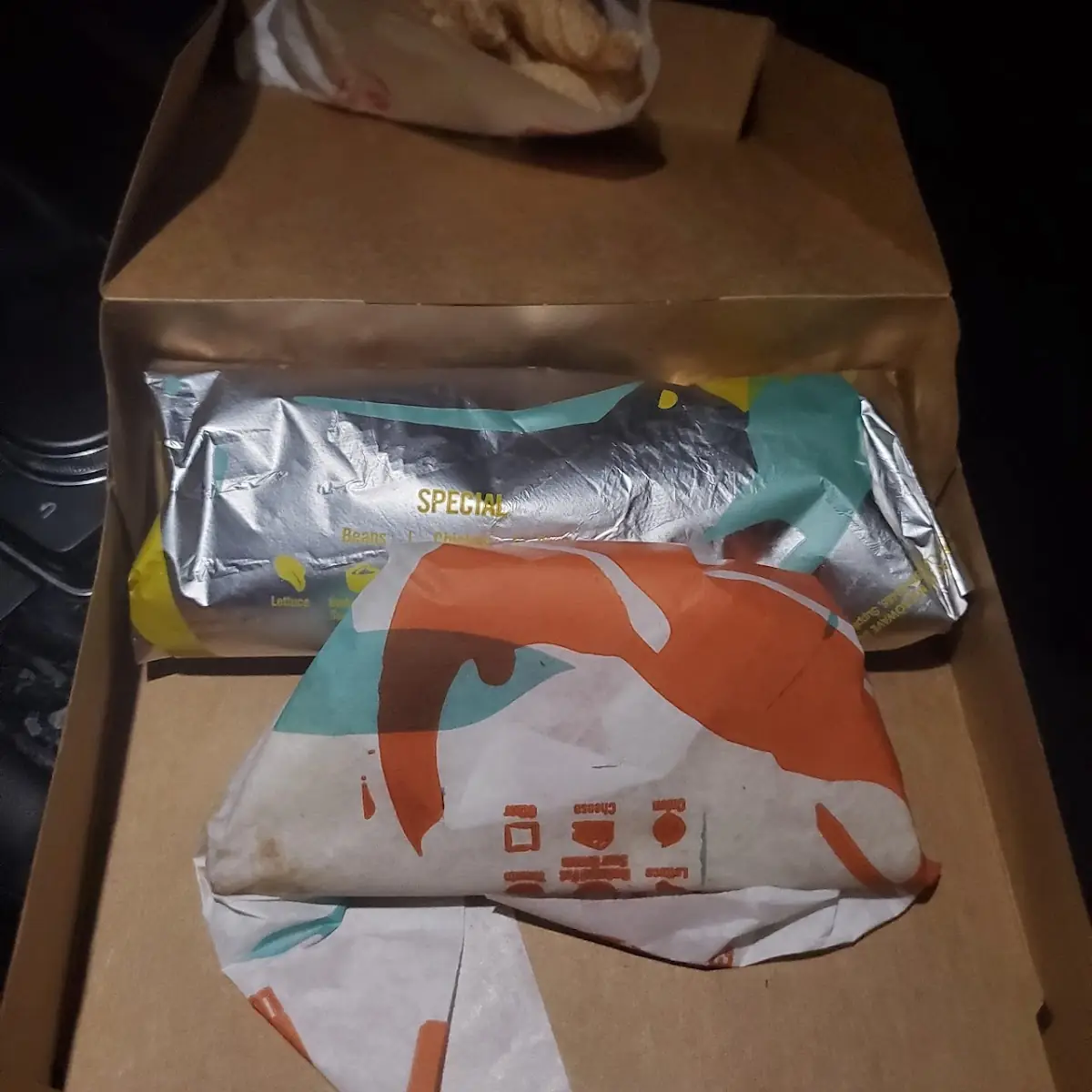 Cheese Burger Combo Burrito