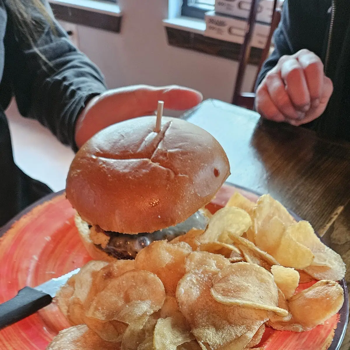 Burger and Fries