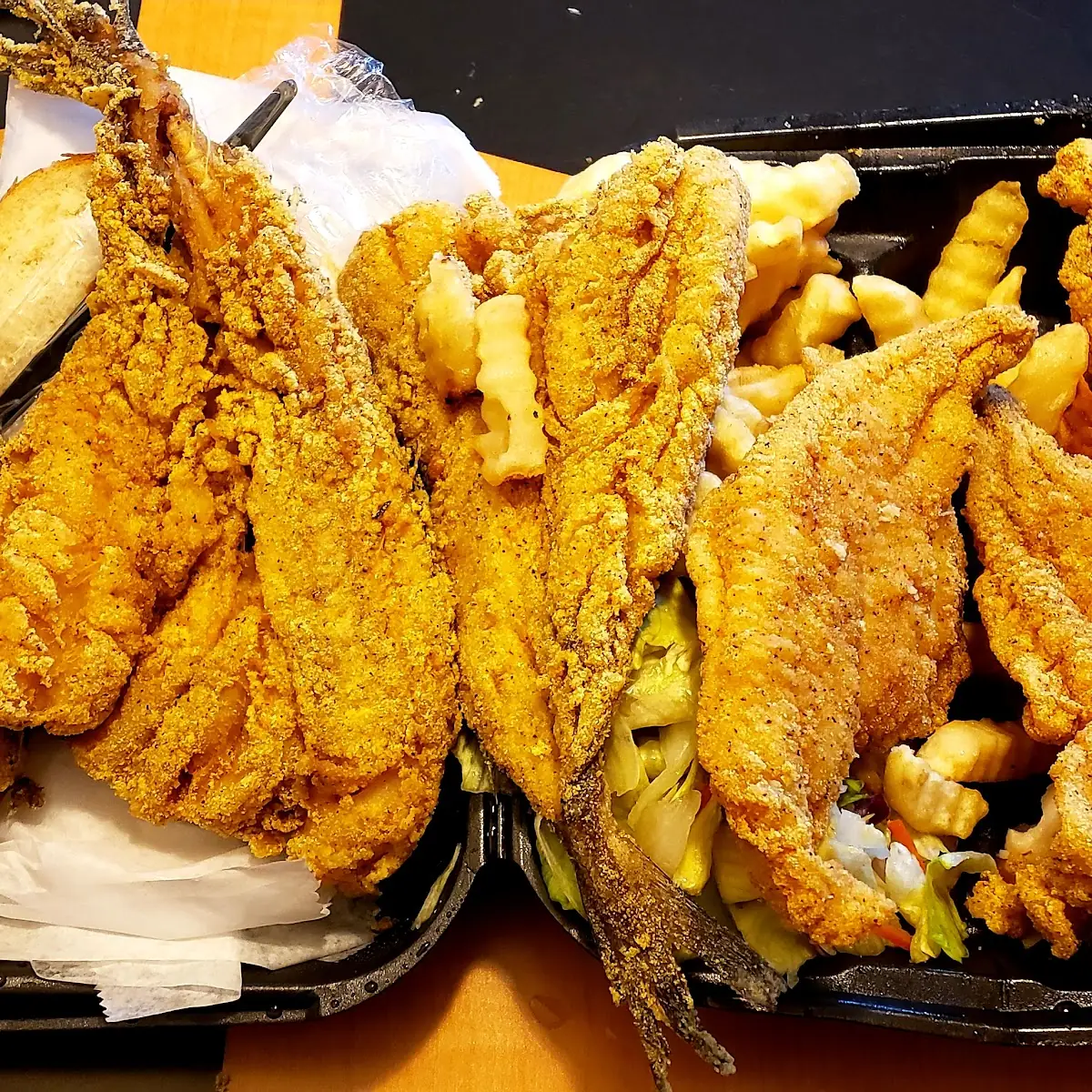Seasoned fish fry