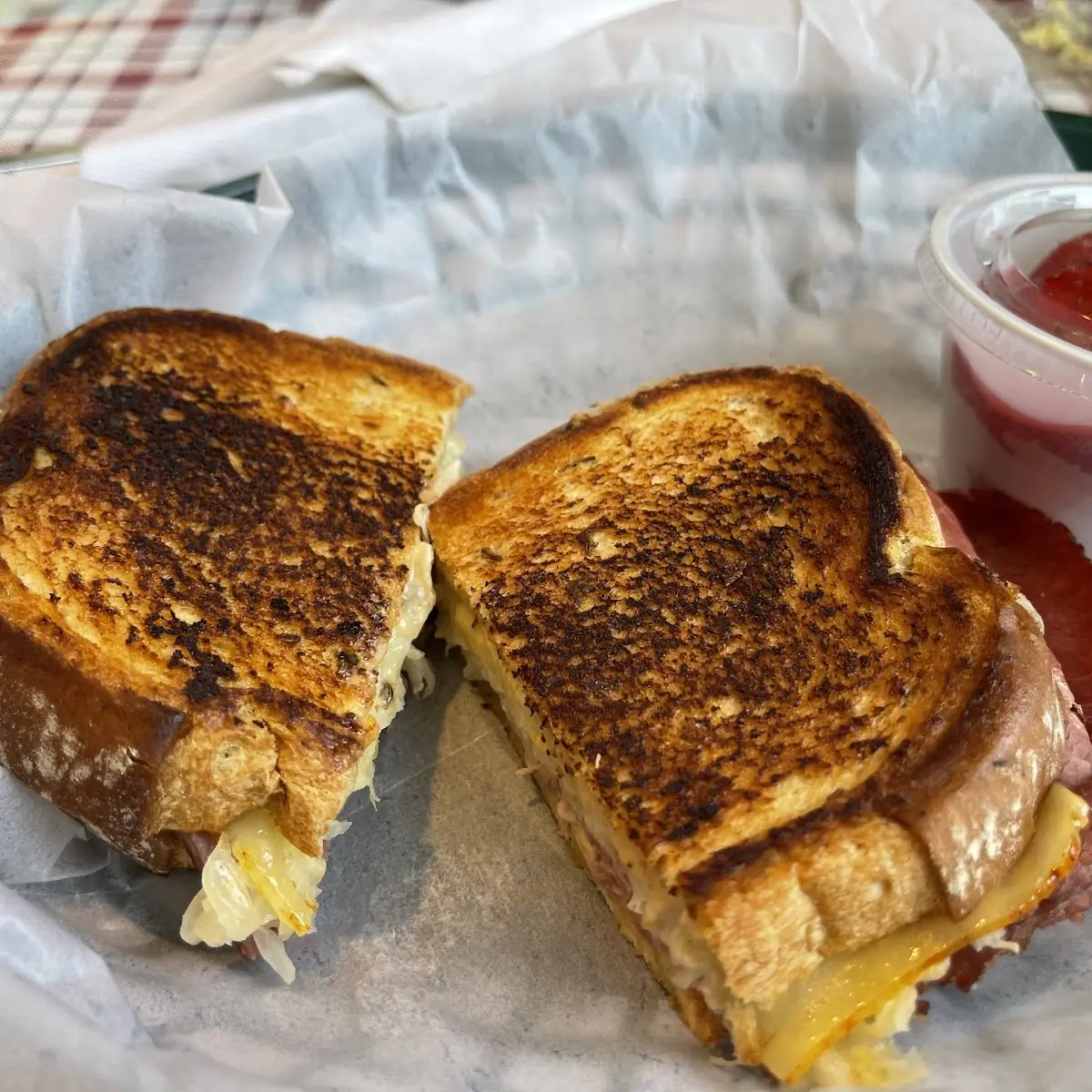 Reuben with Fruit Cup