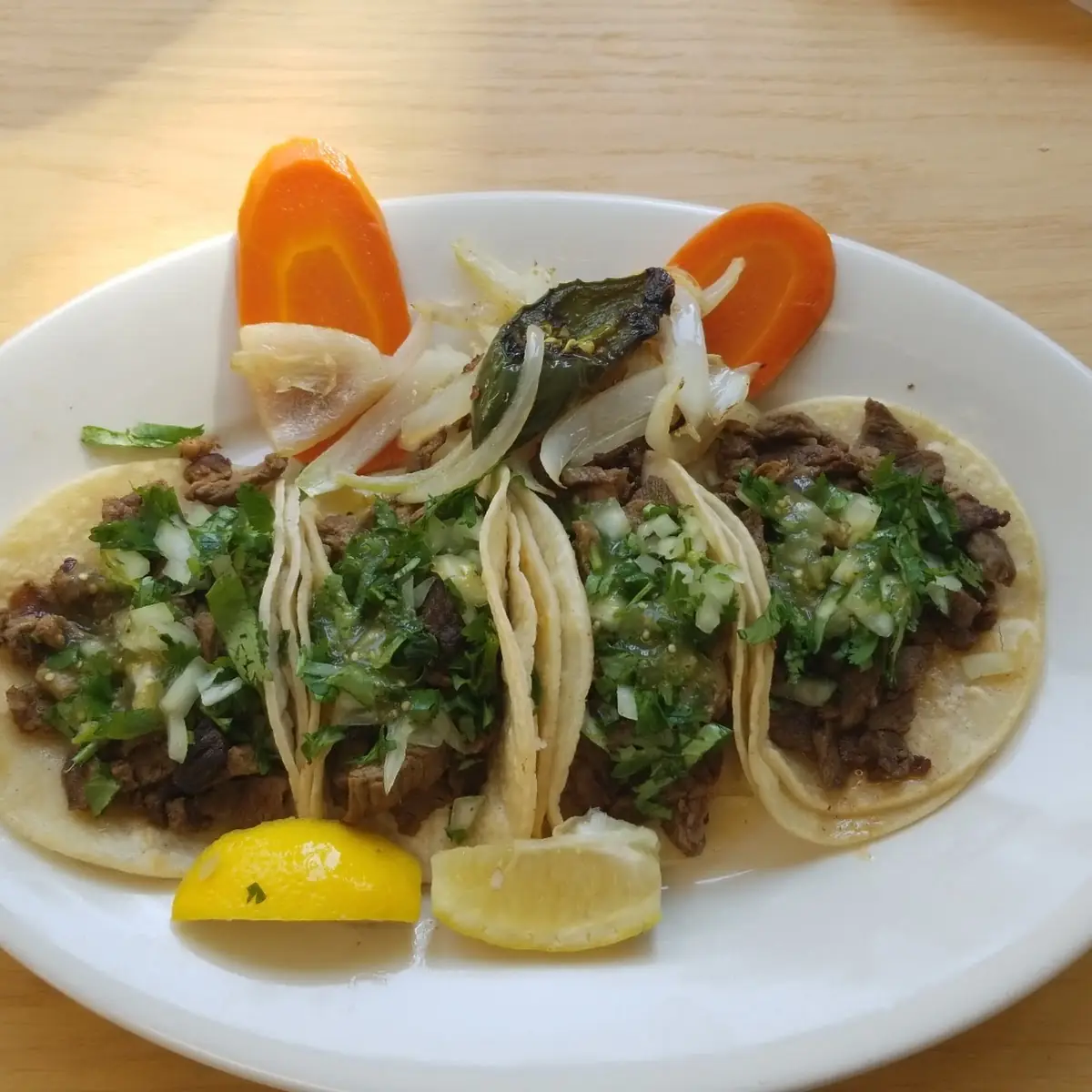 Chili Relleno and Tacos