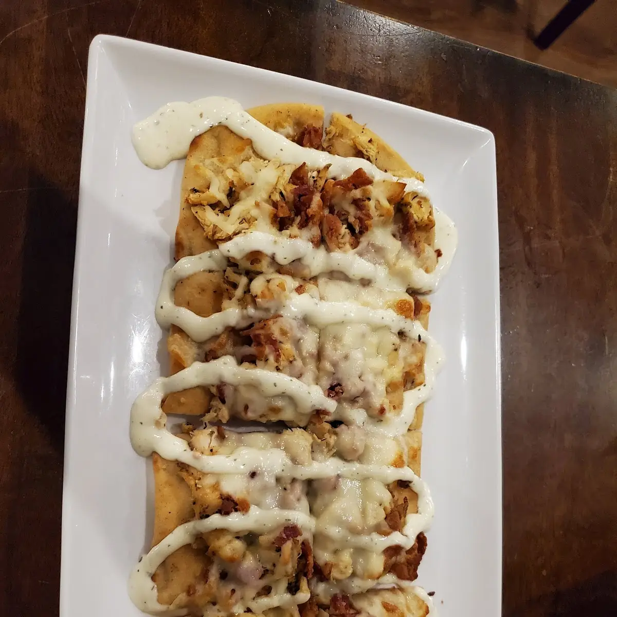 Chicken Bacon Ranch Flatbread