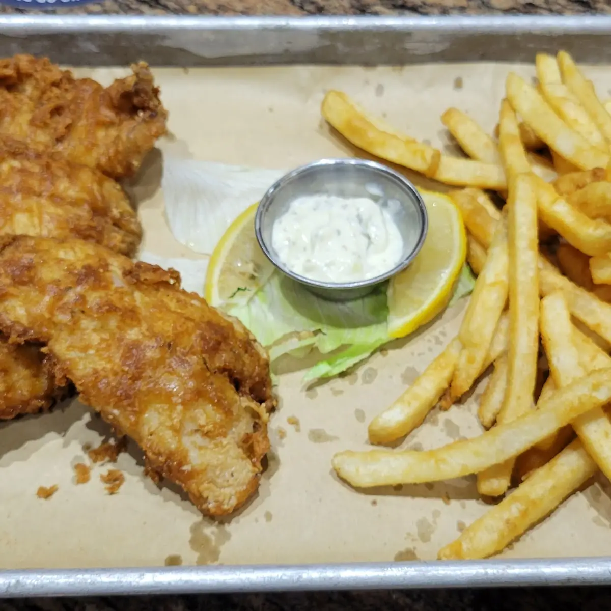 BJ's Brewhouse Blonde Fish 'N' Chips