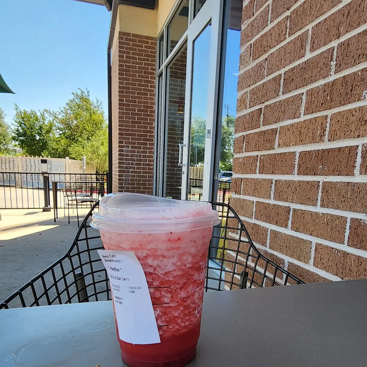Frozen Strawberry Acai Lemonade