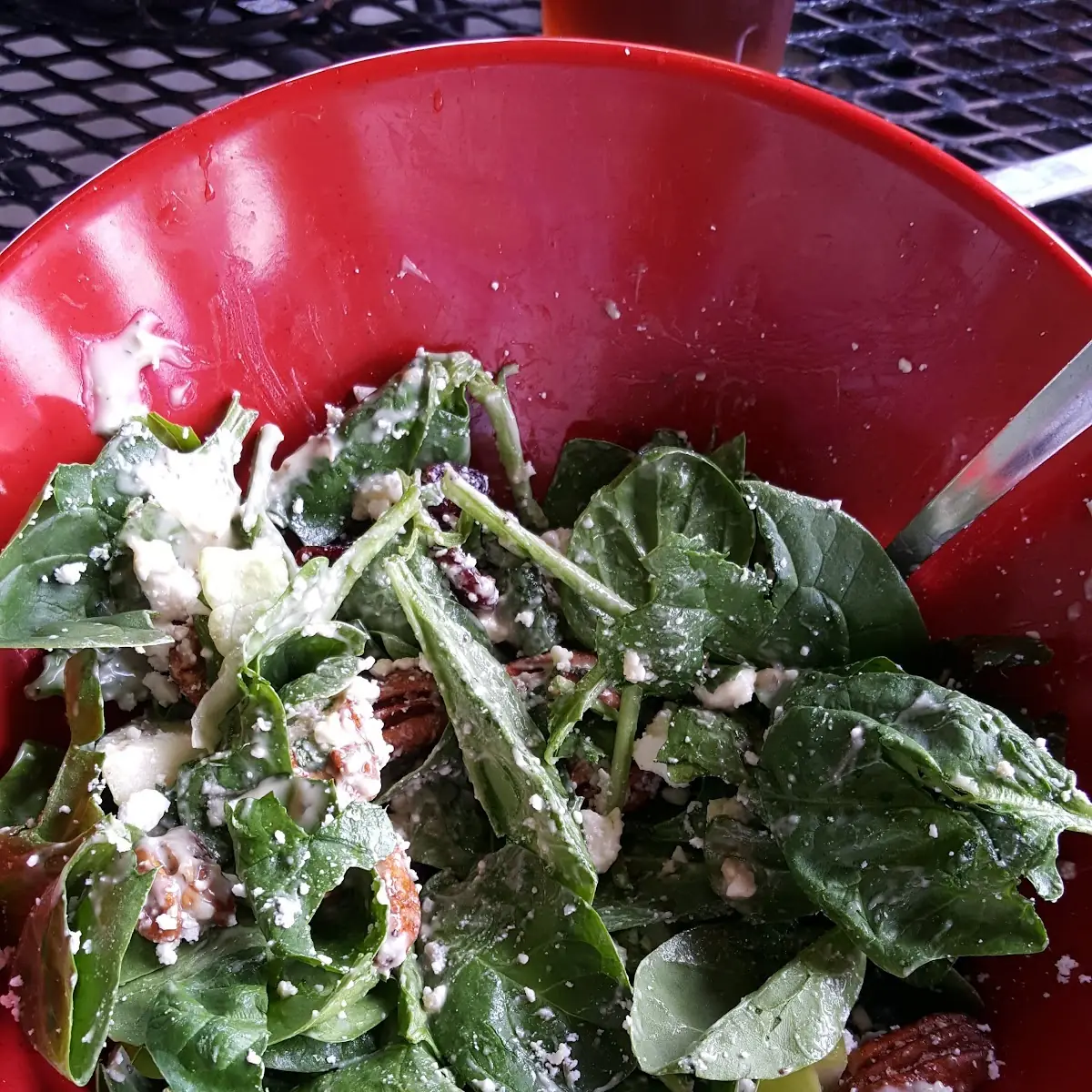 Enlightened Spinach Salad